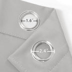 LEMOMO Light Grey Thermal Blackout Curtains/42 x 72 Inch/Set of 2 Panels Room - Image 6