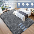 OLANLY 6x7 Area Rugs for Living Room Bedroom, Machine Washable Soft Fluffy - Image 9