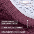 OLANLY 3x5 Machine Washable Small Bedside Rug, Soft Fluffy Shaggy Rugs - Image 8