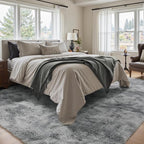 4x6 Ft Shag Rugs for Bedroom Living Room, Tie-Dyed Ultra Soft Fluffy Furry Area - Image 2