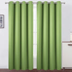 LEMOMO Light Green Thermal Blackout Curtains/52 x 108 Inch/Set of 2 Panels Room by Lemomo