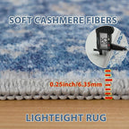 Runner Rug for Hallways Kitchen 2'6"x8' Washable Non Slip: Carpet Non Skid 8ft - Image 6