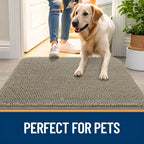 OLANLY Dog Door Mat for Muddy Paws 36x24, Absorbs Moisture and Dirt, Absorbent - Image 6