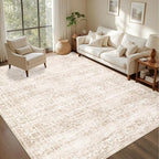 Area Rugs 10x14 Living Room Rug: Washable Rug Soft Vintage Boho Carpet Indoor - Image 2