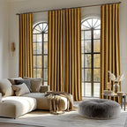 MIULEE Gold Velvet Curtains 84 inches - Image 5