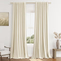 Guken 100% Blackout Curtains 100 Inch Length 2 Panels Set by Guken