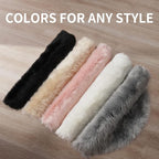 Small Faux Fur Rug, 2x4 ft Ultra Soft Sheepskin Rug Chair Sofa Cover Seat Pad - Image 9