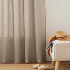 RYB HOME Linen Curtains for Windows - Image 4