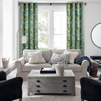 Topfinel Living Room Curtains 72 Inches Long Floral Spring Curtains, Vintage - Image 5