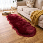 EasyJoy Ultra Soft Fluffy Shaggy Area Rug Faux Fur Rug Chair Cover Seat Pad - Image 5