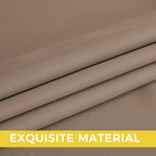 NICETOWN Room Darkening Draperies Curtains Panels, 2 Panels Cappuccino W52 x L84 - Image 5