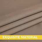 NICETOWN Room Darkening Draperies Curtains Panels, 2 Panels Cappuccino W52 x - Image 6