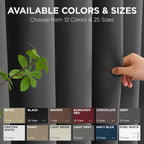 Joydeco Blackout Door Curtain for Doorway Privacy 78 Inches Long, Grommet - Image 7