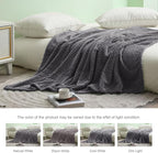 Exclusivo Mezcla Dark Grey Fleece Throw Blanket - Image 4