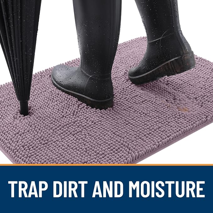 OLANLY Dog Door Mat for Muddy Paws 40x32, Absorbs Moisture and Dirt, Absorbent - Image 2