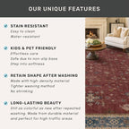 5x8 Boho Dark Red Rug for Living Room - Image 7