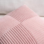Fancy Homi 2 Packs Blush Pink Decorative Throw Pillow Covers 22x22 Inch - Image 4