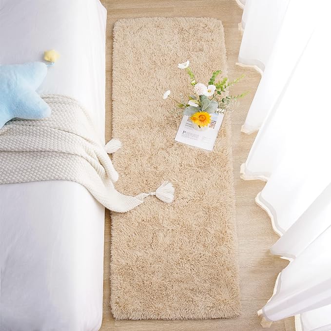 Chicrug Soft Runner Rugs for Bedroom Living Room Plush Fluffy Rug 3x10 Feet - Image 5