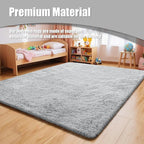 6x9 Fluffy Area Rug for Living Room, Shag Area Rugs for Bedroom - Image 8
