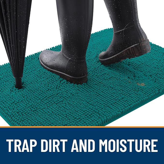 OLANLY Dog Door Mat for Muddy Paws 48x30, Absorbs Moisture and Dirt, Absorbent - Image 2