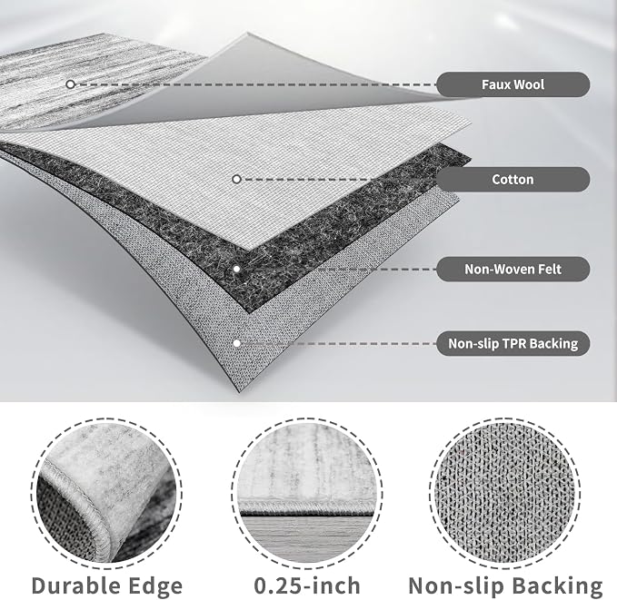 3x12 Washable Hallway Runner Rug: Extra Long Runners - Image 4