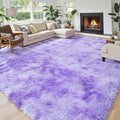 Area Rugs 10x14 Living Room, Shaggy Carpet Soft Plush Furry Bedside Rug Large by Junhejiamei