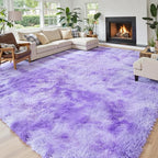 Area Rugs 10x14 Living Room, Shaggy Carpet Soft Plush Furry Bedside Rug Large by Junhejiamei