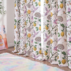 Topfinel Pink Window Curtains 96 Inch Long Cute Heat Block Vintage Farmhouse - Image 4