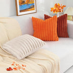decorUhome Cozy Faux Fur Throw Pillow Covers 26x26 Set of 2 Decorative Soft - Image 7