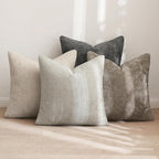 MIULEE Pack of 4 Couch Throw Pillow Covers 18x18 Inch Neutral Soft Decorative - Image 3