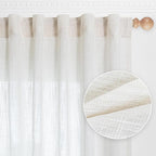 MYSKY HOME 90 Inch Curtains for Sliding Glass Door Windows, Living Room - Image 9