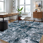 8x10 Area Rugs for Living Room Rug Washable: Abstract Large Rug for Dining Room - Image 9