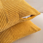 Fancy Homi 2 Packs Gold Yellow Lumbar Decorative Throw Pillow Covers 20x28 Inch - Image 4
