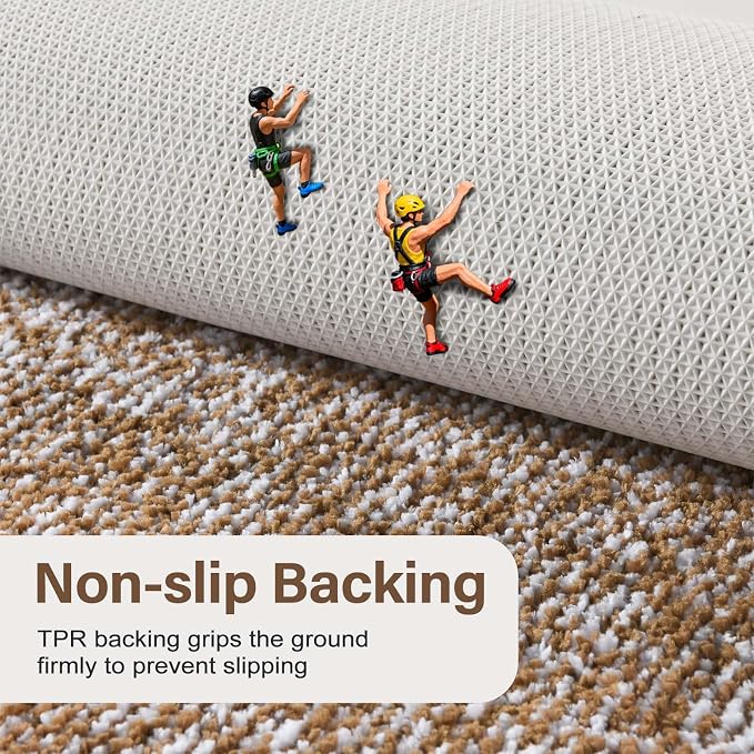 48x24 Long Bathroom Rugs Washable Non Slip, Coffee Bath Mat - Image 5
