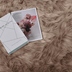 Goolela Circle Sheepskin Rug 5ft Round Fluffy Fuzzy Furry Carpet - Image 7