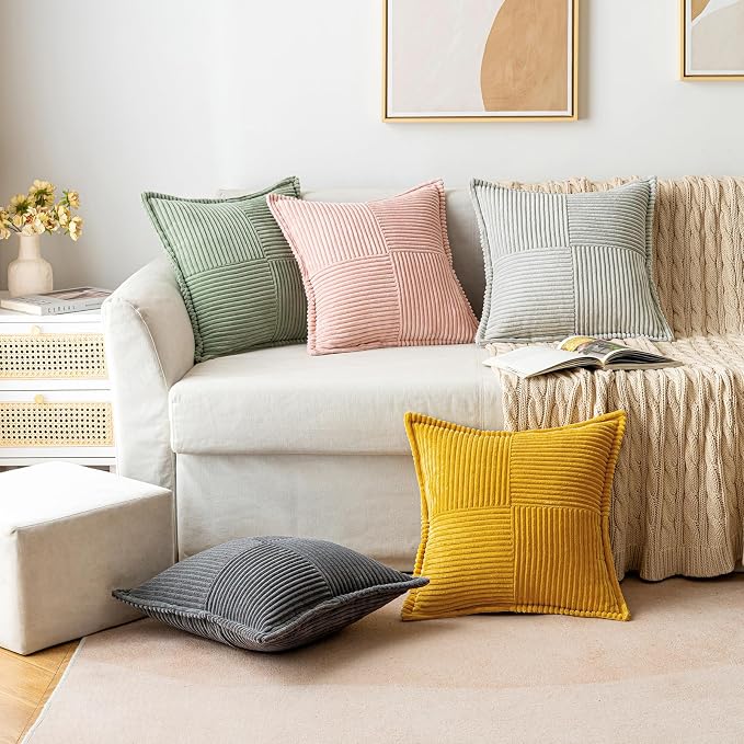 MIULEE Decorative Lumbar Throw Pillow Covers - Image 3