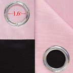 Estelar Textiler Pink and Grey Blackout Curtains 54 Inch Length, Light Blocking - Image 7