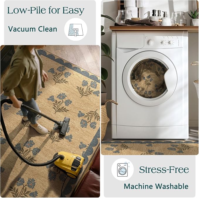 3x5 Floral Entry Rug - Image 8