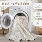 Washable Rugs 5x7 Area Rugs for Living Room, Modern Abstract Rugs for Bedroom - Image 4