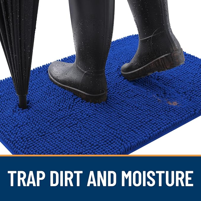 OLANLY Dog Door Mat for Muddy Paws 44x24, Absorbs Moisture and Dirt, Absorbent - Image 2