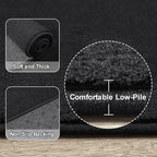 Amearea Large Modern Area Rugs for Bedroom Living Room, 8x10 Feet Black - Image 3