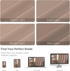 CUCRAF Khaki Blackout Curtains 90 inch Length 2 Panels Set, Rod Pocket Room - Image 4
