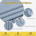 NICETOWN Bedroom Blackout Curtains 90 inches Long 2 Panels Set - Image 3