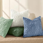 decorUhome Throw Pillow Covers 22x22 Inch Set of 2, Soft Plush Faux Wool Dusty - Image 5