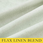 NICETOWN 100% Blackout Linen Curtains - Image 8