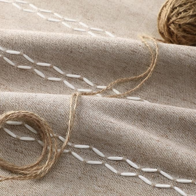 Brown Boho Blackout Curtains 2 Panels 84 Inch - Image 6