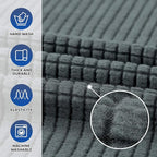 KEKUOU Stretch Single Sofa Slipcover 1 Piece Couch Sofa Cover Furniture - Image 3