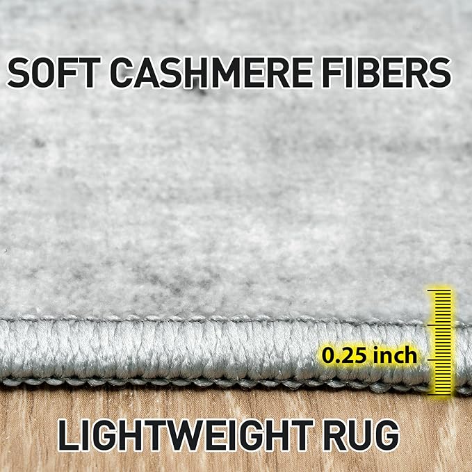 8x10 Area Rugs Washable Rug: Modern Abstract Living Room Rug Soft Anti-Skid - Image 6