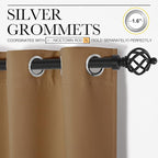 NICETOWN Sleek Blackout Curtains 63 inches Length - Image 3