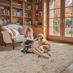 Rugs for Living Room 6x9, Alfombras para Salas Shag Large Plush Soft Area Rug - Image 4